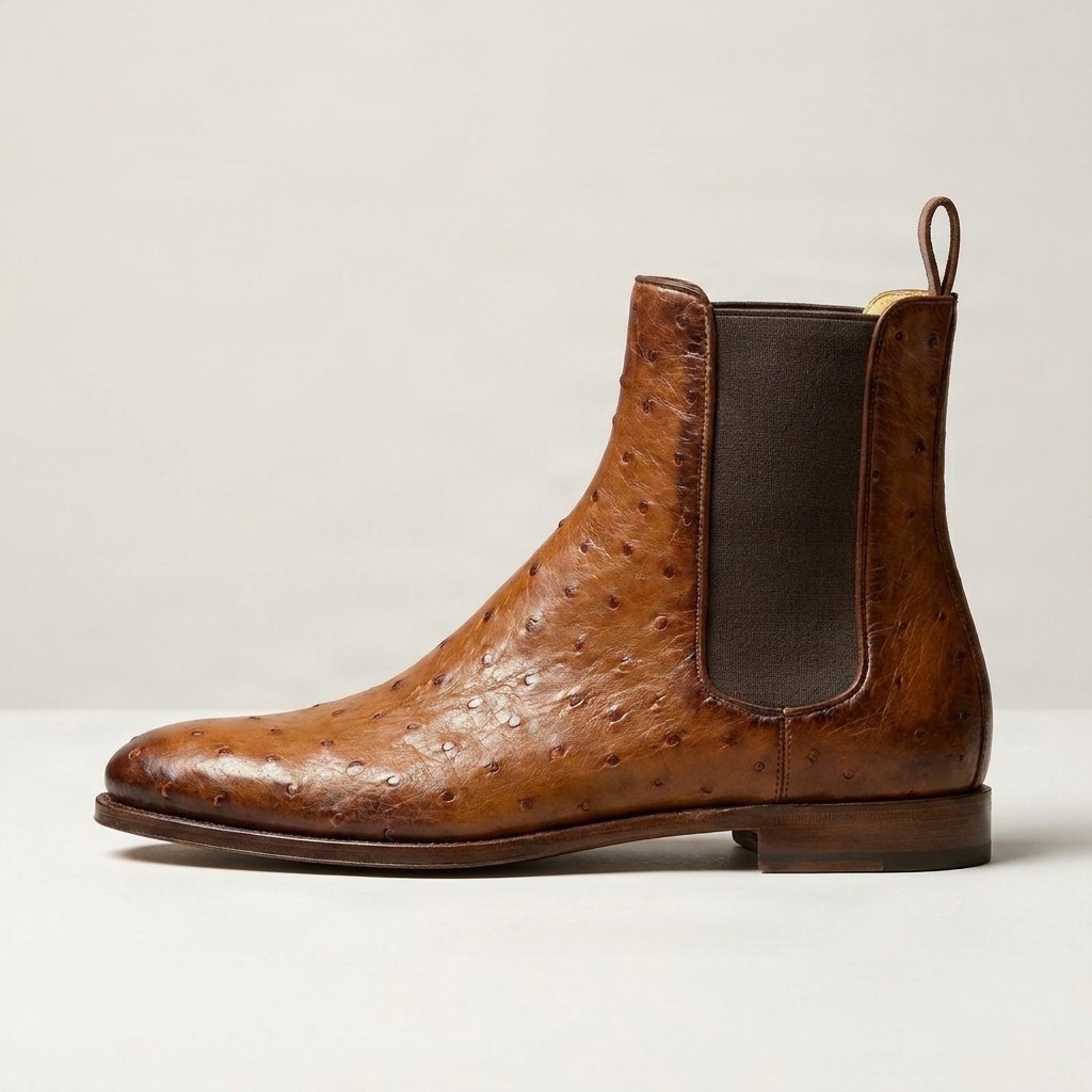 Men's chelsea boots in cognac