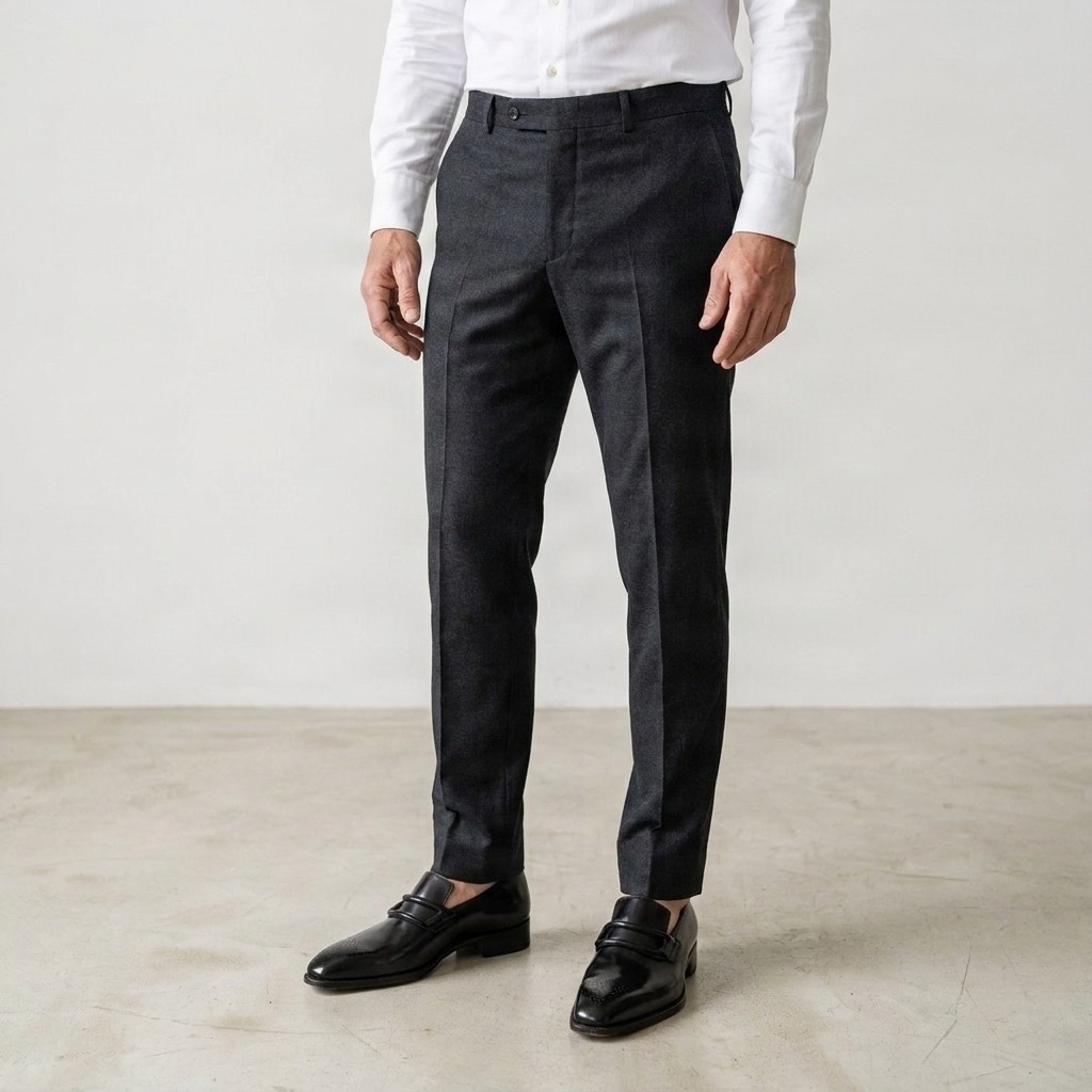 Men's patent leather bit loafers in black