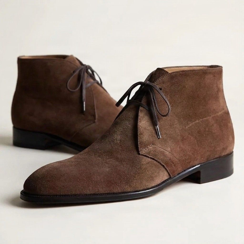 Brown Suede Chukka Boots