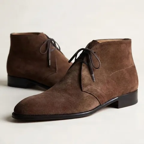 Brown Suede Chukka Boots